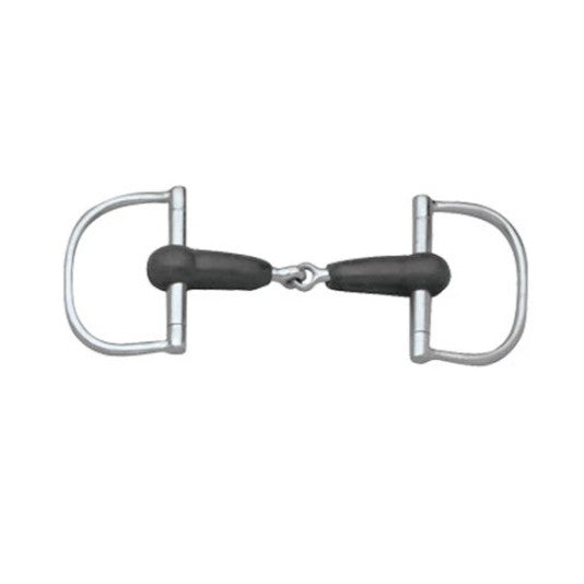 Centaur® Stainless Steel Soft Rubber Jointed Mouth Barrel Dee Bit
