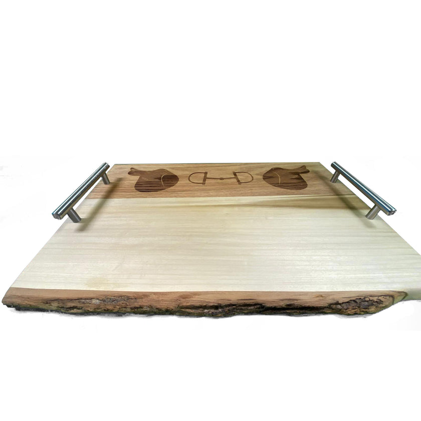 HorseHairz Equestrian Charcuterie Board - Equestrian Themed
