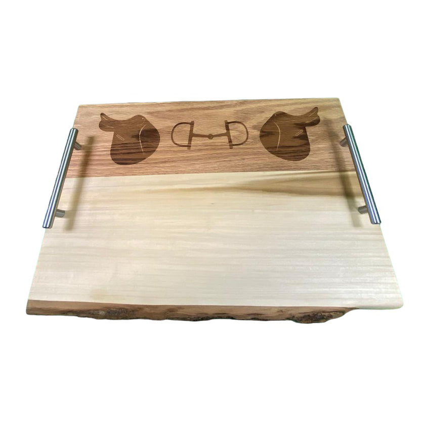 HorseHairz Equestrian Charcuterie Board - Equestrian Themed