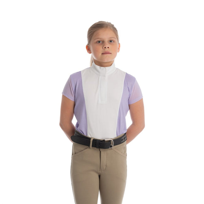 Equinavia Charlotte Kids Short Sleeved Show Shirt Front view