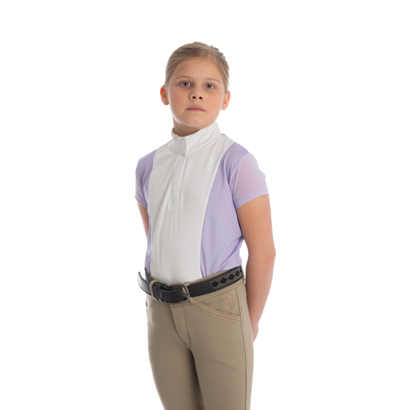 Equinavia Charlotte Kids Short Sleeved Show Shirt left side