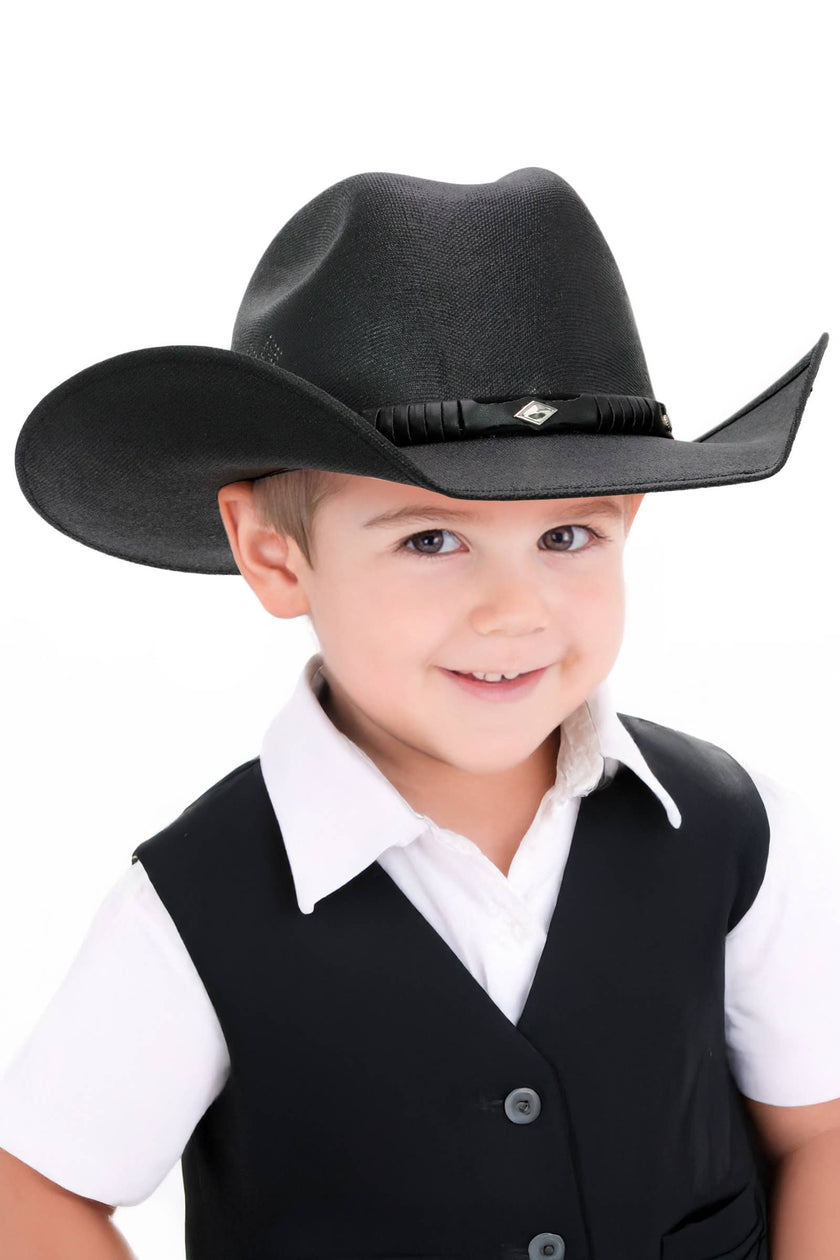 Children's Closed Cutter Crown Elite Painted Cowboy Hat