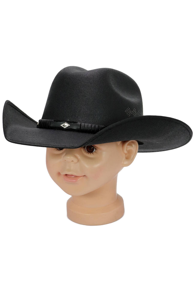 Children's Closed Cutter Crown Elite Painted Cowboy Hat
