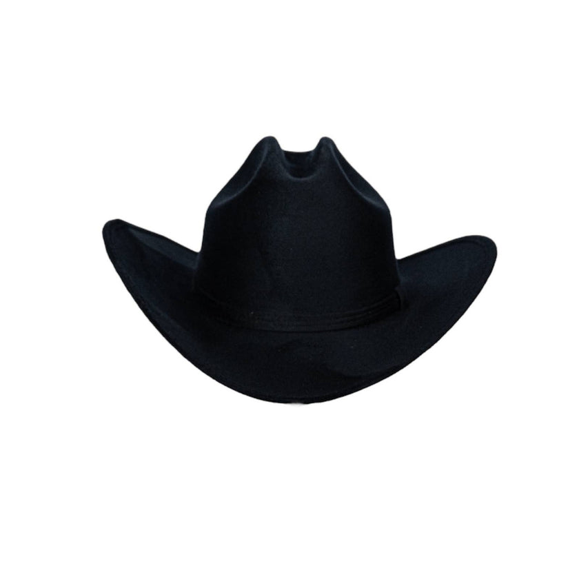 Children's Yellowstone Western hat Black front view