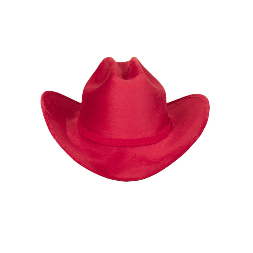 Children's Yellowstone Western hat fuchsia front view