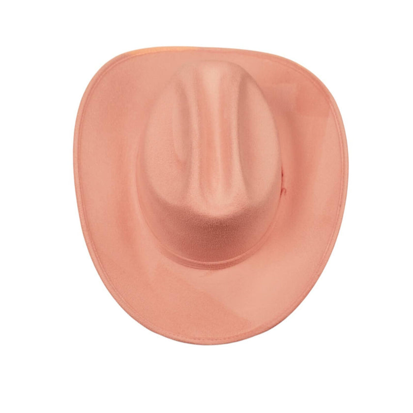 Children's Yellowstone Western hat pink top view