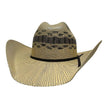 American Hat Makers Cisco Yellowstone Straw Cowboy Hat Front