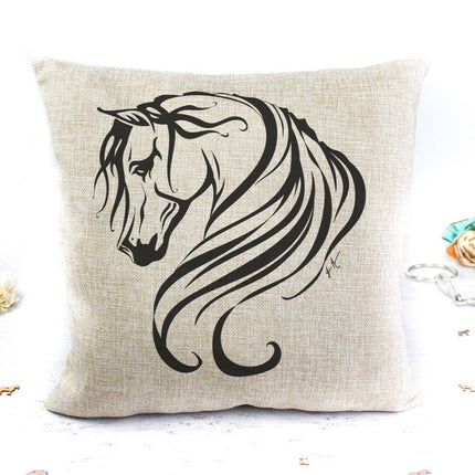 Classy Equine - Arabian Horse Pillow Cover -  Breathless