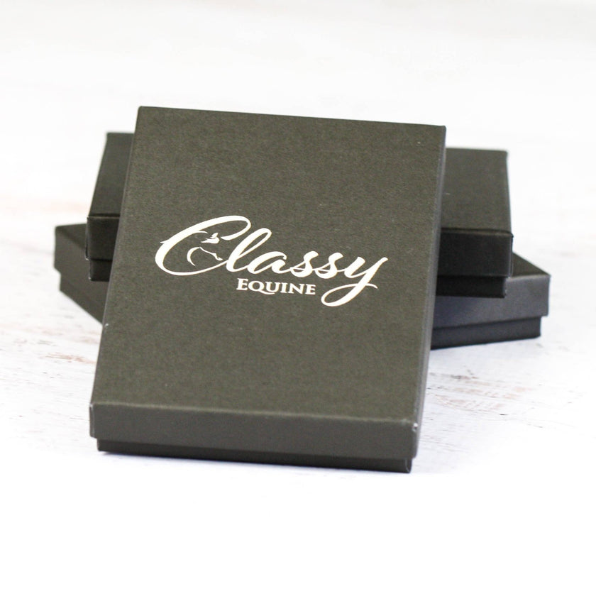 Classy Equine - Gypsy Vanner Horse Christmas Ornament - Gypsy Foal II Gift Box 