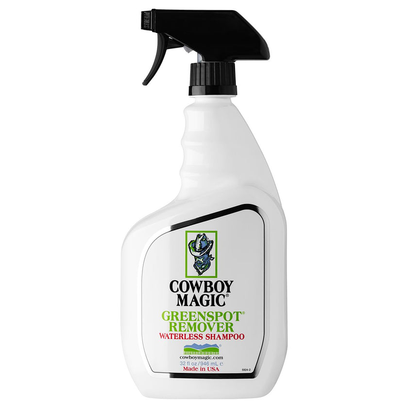 Cowboy Magic® Greenspot® Remover Waterless Shampoo 32 ounce spray bottle