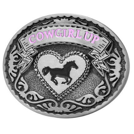 Cowboy Up Belt Buckle 1257