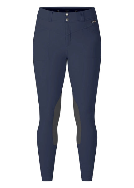 Kerrits Crossover II® Knee Patch Riding Breech Navy Front View