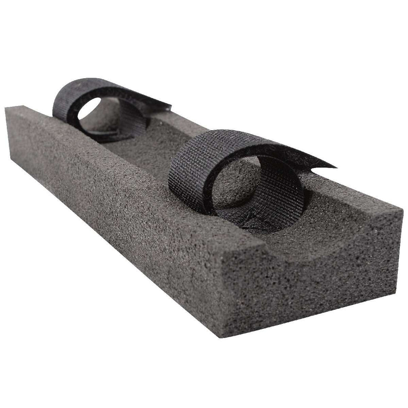 Curb Chain Channel shows velcro attachments