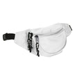 DALIX Fanny Pack with 3 Pockets - Traveling Concealment Pouch 13 White Front view