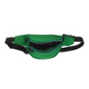 DALIX Fanny Pack with 3 Pockets - Traveling Concealment Pouch 4 Green Top View open center pocket