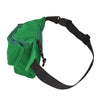 DALIX Fanny Pack with 3 Pockets - Traveling Concealment Pouch 4 Green Side View with buckle detail