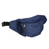 DALIX Fanny Pack with 3 Pockets - Traveling Concealment Pouch 8 Navy Blue Front view