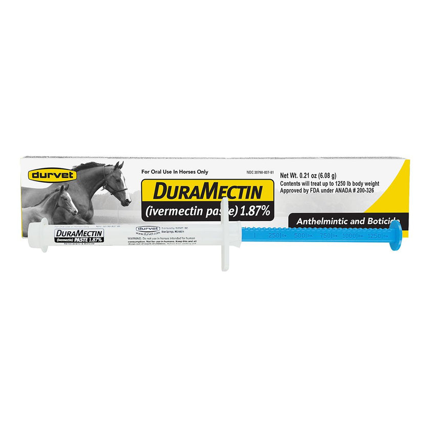 DURVET DuraMectin Horse Dewormer Paste 6.08 gm syringe