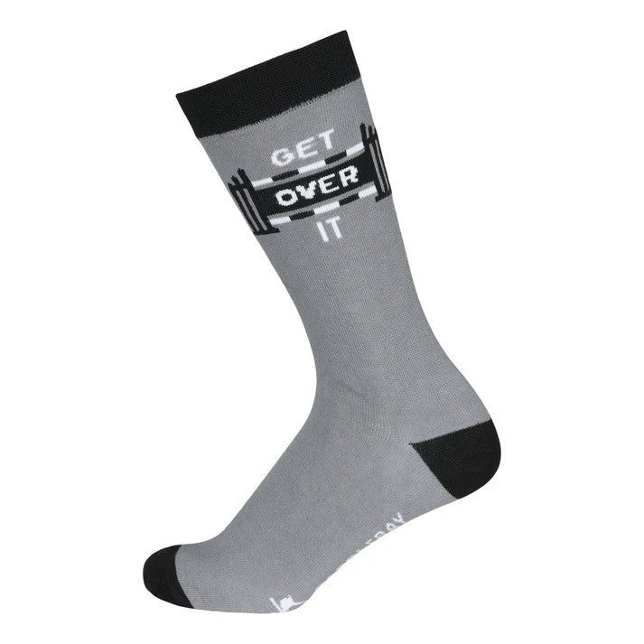 Dapplebay Knit Crew Socks-Get Over It