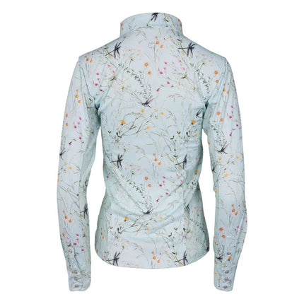 Dragonfly Meadow Western Riding Top showing back view