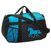 AWST Int “Lila” Galloping Horse Duffle Bag Turquoise