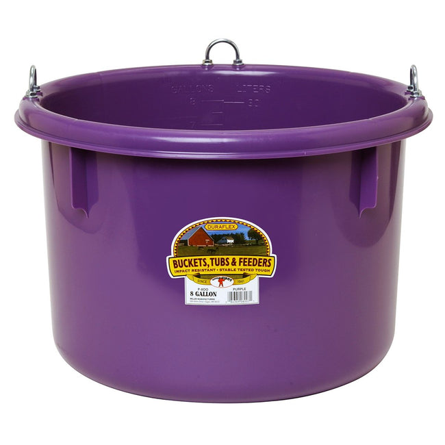 DuraFlex Plastic Round 8 Gallon Feeder Purple