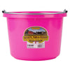 DuraFlex Plastic Bucket - 8 Quart Hot Pink