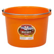 DuraFlex Plastic Bucket - 8 Quart Orange