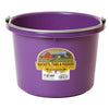 DuraFlex Plastic Bucket - 8 Quart Purple