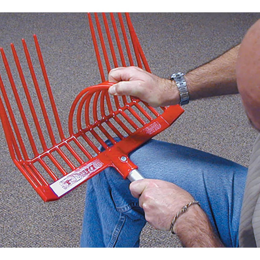 DuraFork Bedding Fork showing bend