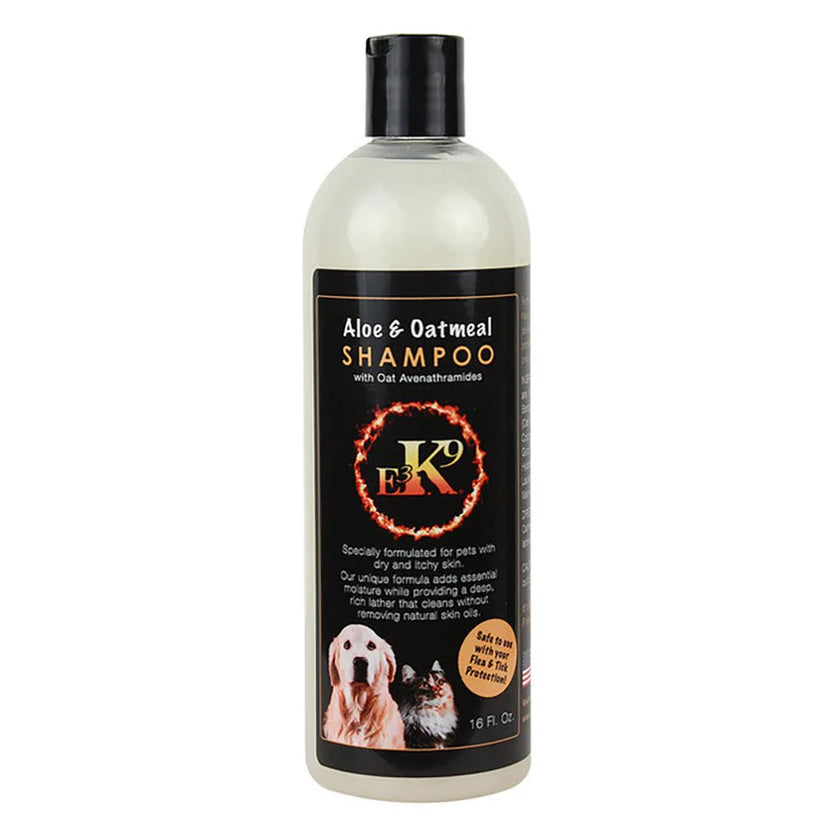 E3 K9 Aloe And Oatmeal Shampoo 16 oz