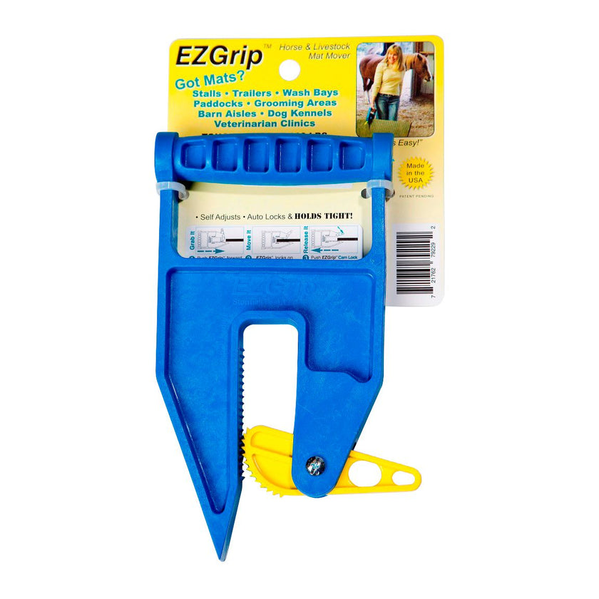 Light blue EZGrip Mat Mover with packaging
