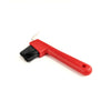 Shires EZI-GROOM Hoof Pick with brush red