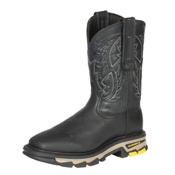 El General Western Wear - BOTA TRABAJO 44 Black1 front