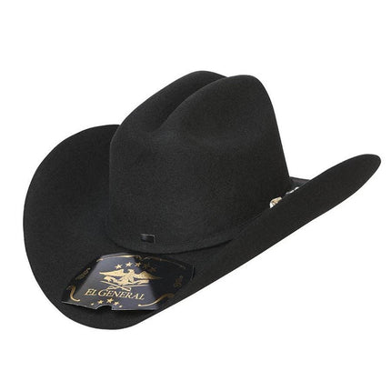 El General Western Wear - Felt Western Hat 50x Black 1