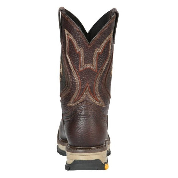 El General Western Wear - BOTA TRABAJO 22 Brown Heel detail