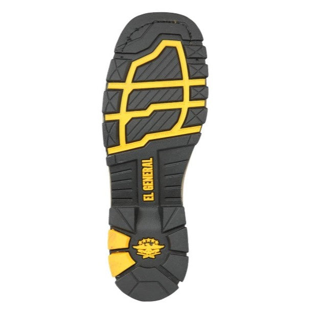 El General Western Wear - BOTA TRABAJO 22 Brown Sole detail