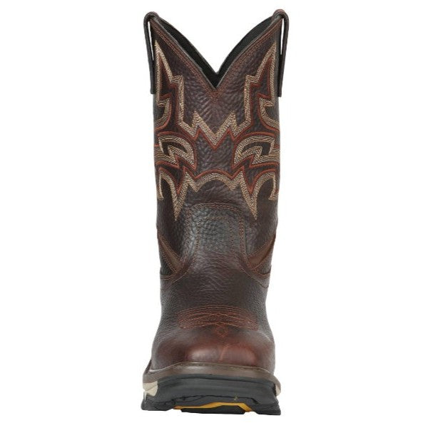 El General Western Wear - BOTA TRABAJO 22 Brown Toe detail