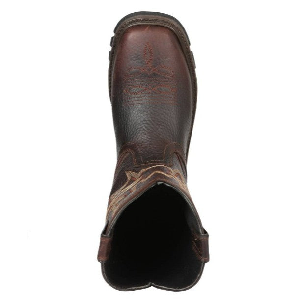 El General Western Wear - BOTA TRABAJO 22 Brown Top View