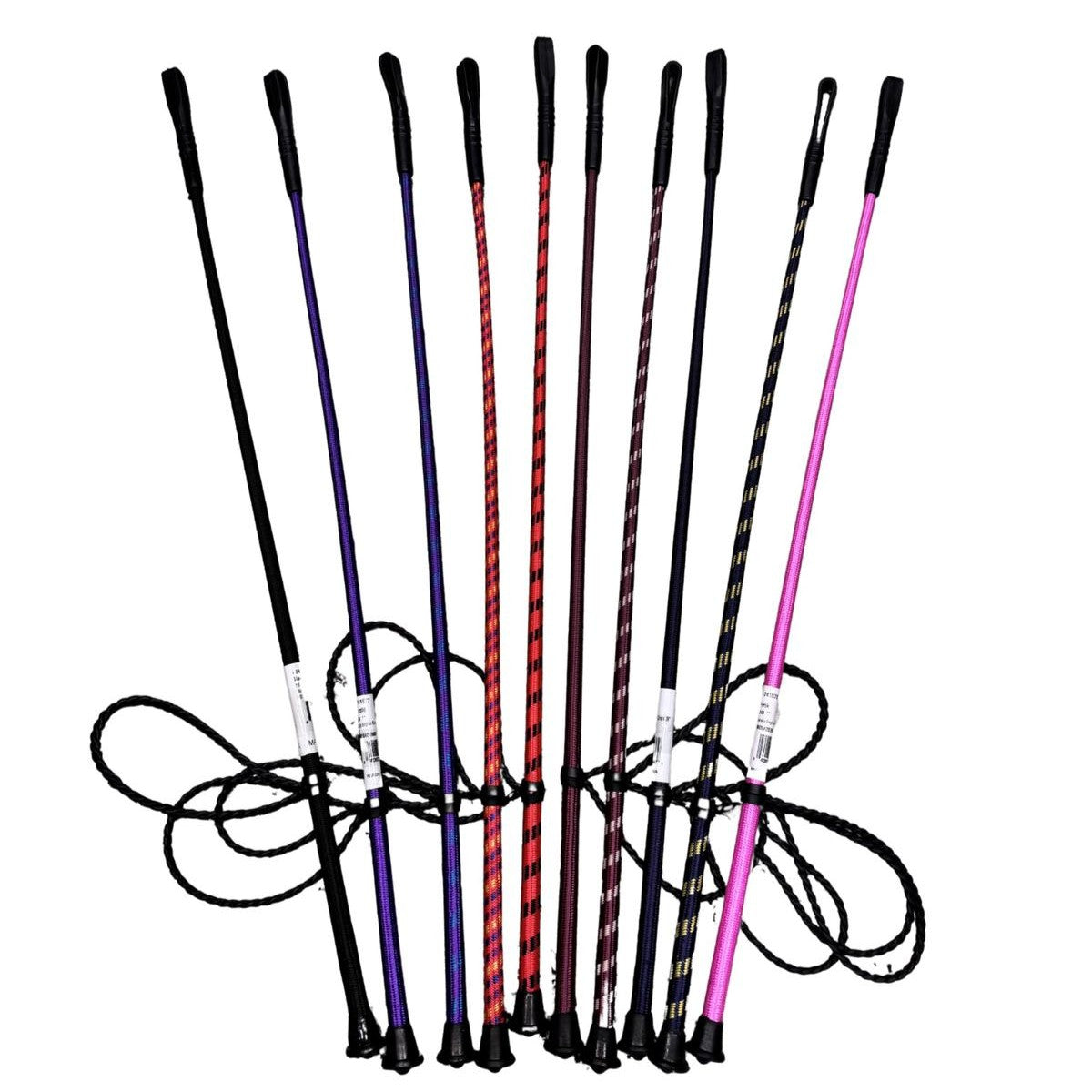 Gatsby English Riding Crop showing various color options