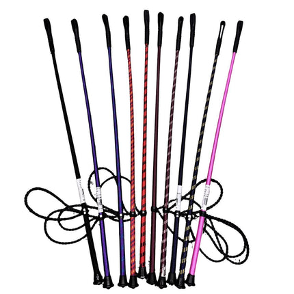 Gatsby English Riding Crop showing various color options