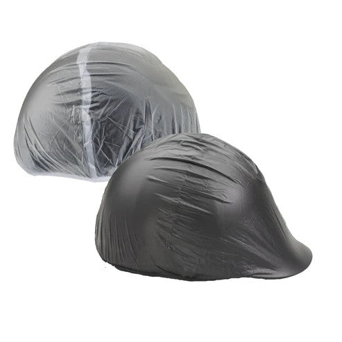 EquiStar™ Waterproof Helmet Cover available in clear and black