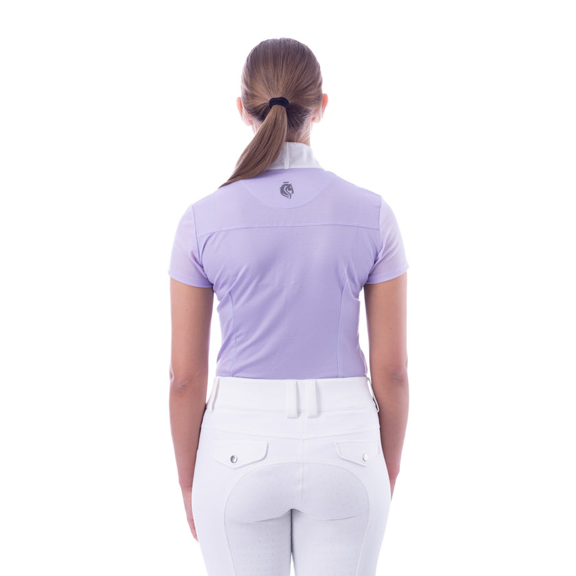 Equinavia Martha Women's Short Sleeved Show Shirt lavender back