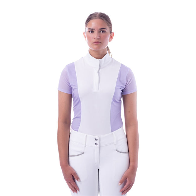 Equinavia Martha Women's Short Sleeved Show Shirt Lavender front