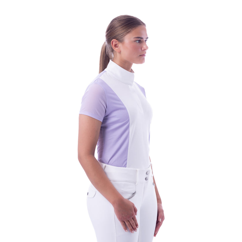 Equinavia Martha Women's Short Sleeved Show Shirt lavender right side 