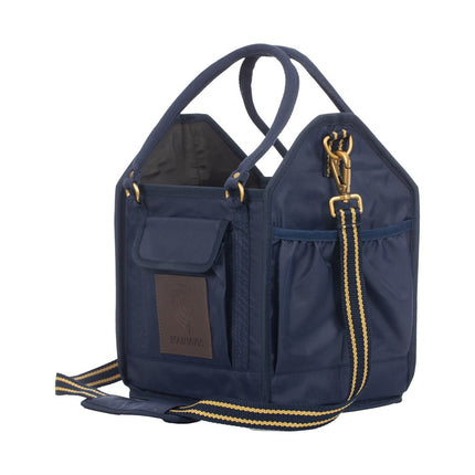 Equinavia Darby Small Collapsible Grooming Tote Navy / Gold