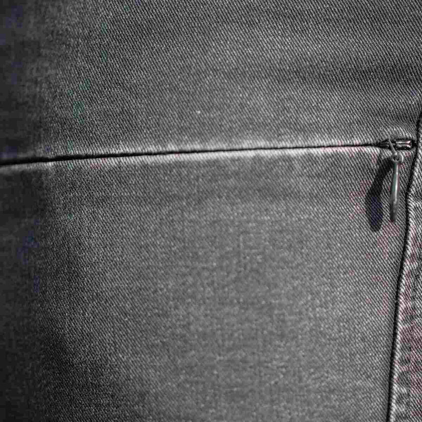 Equinavia Helena Womens Denim Full Seat Breeches zip pocket detail