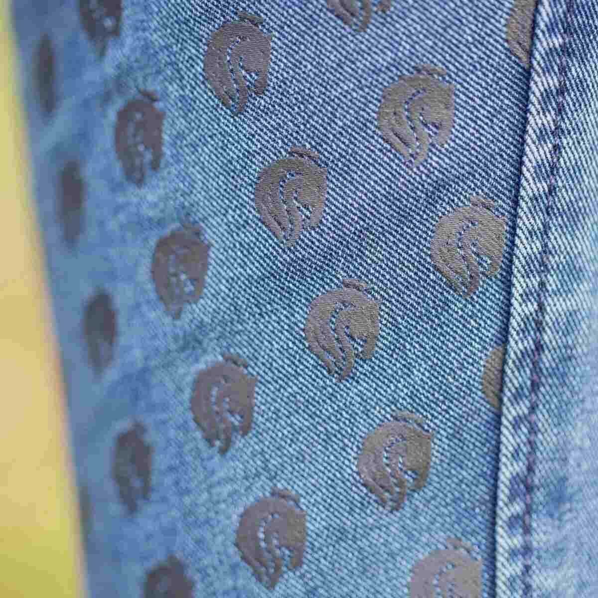 Equinavia Helena Womens Denim Full Seat Breeches seat detail