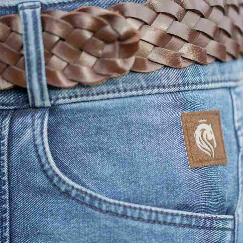 Equinavia Helena Womens Denim Full Seat Breeches pocket 