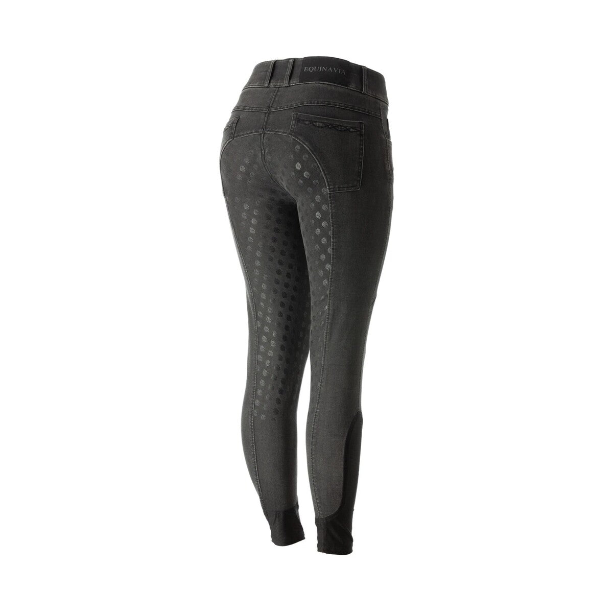 Equinavia Helena Womens Denim Full Seat Breeches in black